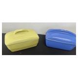 2 8ï¿½x4 Hall loaf pans with lids, has age cracks