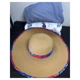 Buffalo bills sheet set and hat