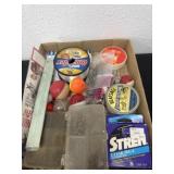 Box of fishing tackle