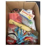Box of fishing tackle