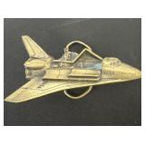 NASA space shuttle belt buckle.