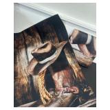 2 23ï¿½x35 Cowboy boots rug