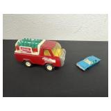 Vintage buddy l Coca Cola truck and match box