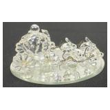 CINDERELLA CARRIAGE WITH MICE CRYSTAL 3ï¿½