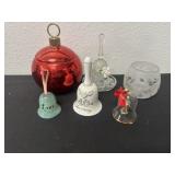 Group of bells and candle holders