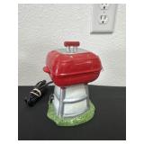 Scentsy Thrill of the Grill' BBQ wax warmer.