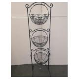 Three basket stand