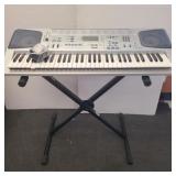 Casio keyboard with stand