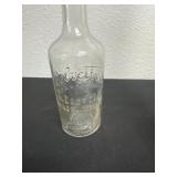 7ï¿½ vintage embossed glass bottle Velvetina