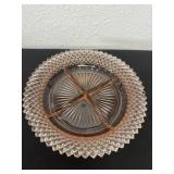 9ï¿½ vintage Anchor Hocking pink depression glass