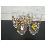Coca Cola Holly Hobby drinking glasses 1960s