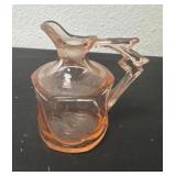 HEISEY PINK FLAMINGO CRUET