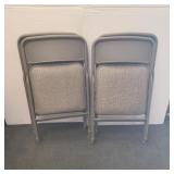 4 Matching fold up chairs