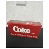 New collectible Coca Cola salt and pepper shakers