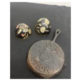 5ï¿½ let it snow cast iron with 4ï¿½ brass egg