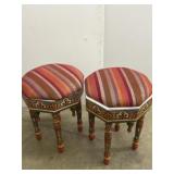 21in Decorative or Cultural Ottoman Stools, See