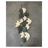 Metal Fish Display Indoor/Outdoor Use 22in W 54in