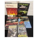 Group of car books