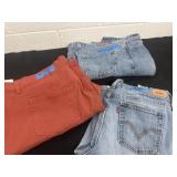 Leviï¿½s 12l old baby 10 long and gv jeans 16w