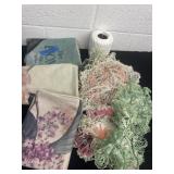 Doilies and pillow cases