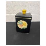 5ï¿½ vintage metal canister