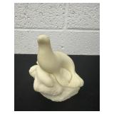 5ï¿½ vintage white stone sculpture depicting a