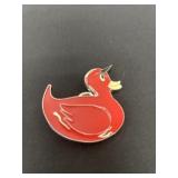 Devil duck belt buckle