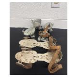 Vintage metal Adjustable skates