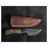 2ï¿½ Damascus knife with sheath