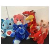 Group of Plushes, Carebear, Little Tikes, Build a