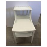 Vintage Side Table Painted 28x24x16