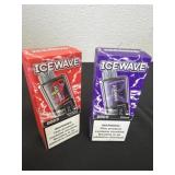 2 new ice wave 8500 puffs Strawberry ice cream