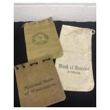 3 vintage bank bags ca and wa