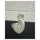 5ï¿½ vintage, hand-blown art glass paperweight