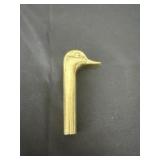 vintage brass duck head handle,