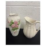7ï¿½ and 9ï¿½ and pitcher and vase