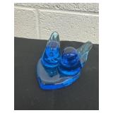 Signed Leoward 1991 double blue birds 2ï¿½