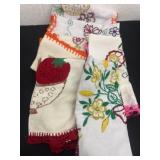 Group of hand towels