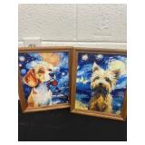 Two 11ï¿½x9ï¿½ dog prints