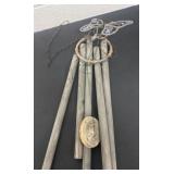 Colored glass butterfly wind chime 20ï¿½