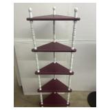 5 Tier Decor Corner  Shelf 58in