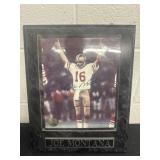 15ï¿½x12ï¿½ Joe Montana signed plaque please preview