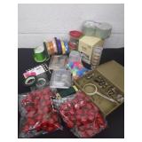 Large group of sewing, crafting and jewelry