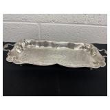 11ï¿½ Vintage Footed Bread Serving Tray