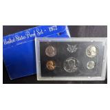 United States mint silver proof set 1972
