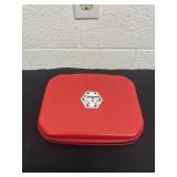 Red organizer bag