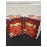 2 new twinings English breakfast black tea