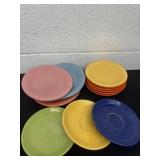 Fiesta ware plates