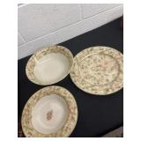 222 Fifth Savannah stoneware Bowls and plate