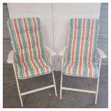 2 Patio chairs